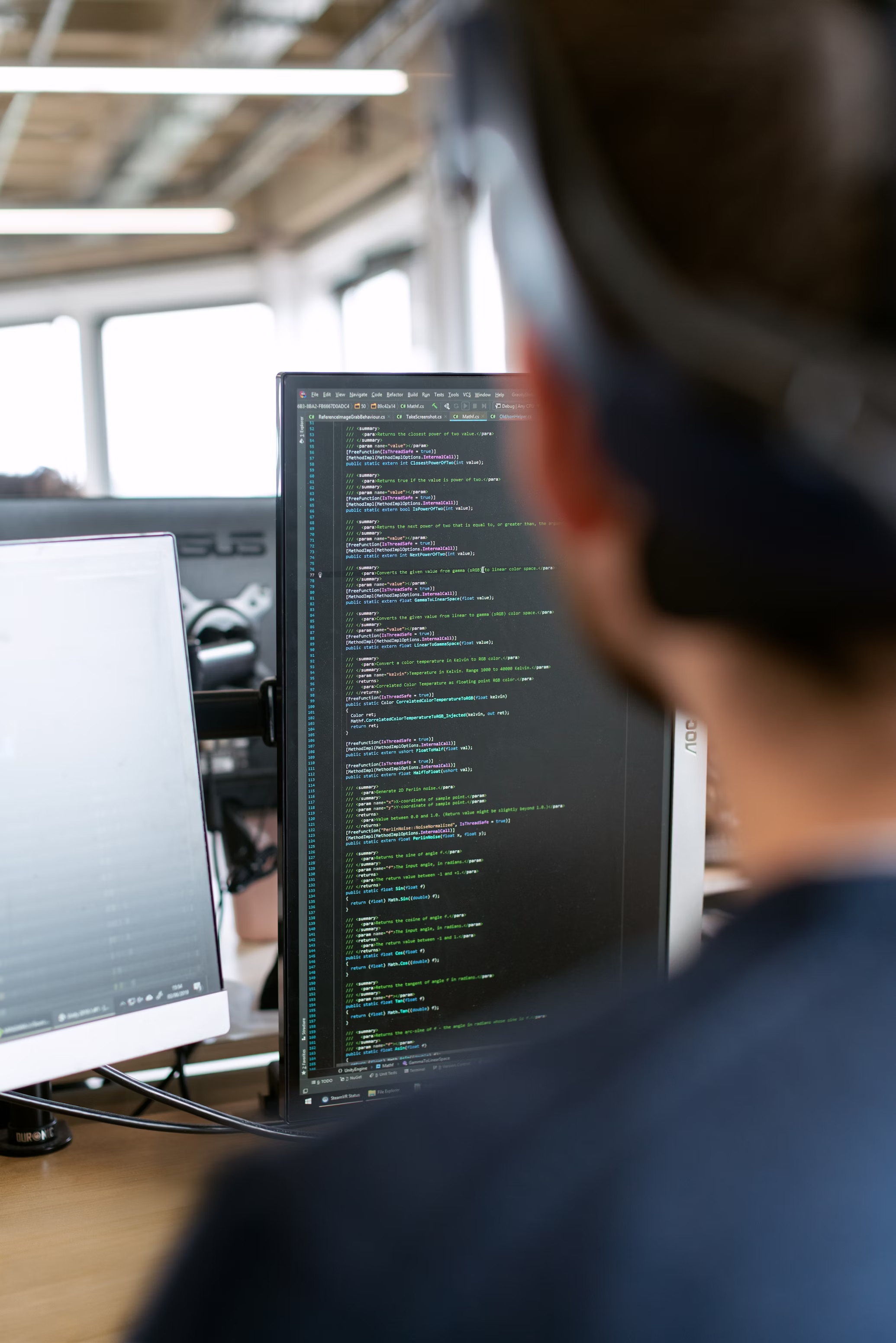 IT professionals working