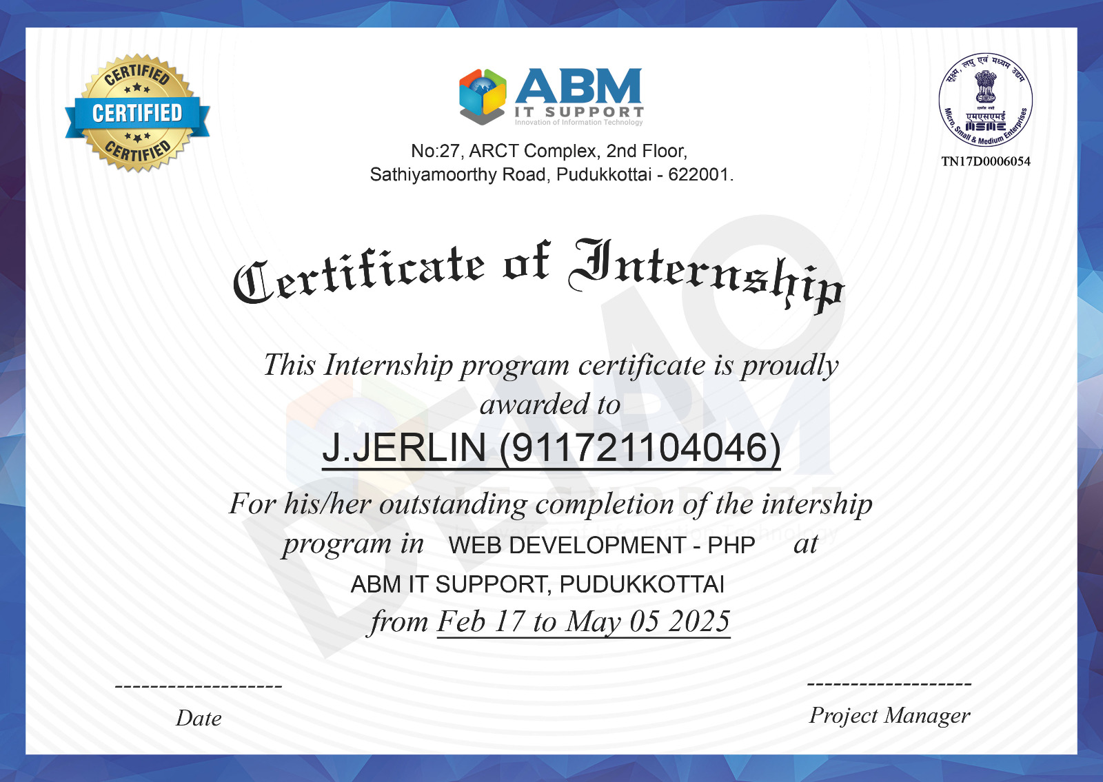 Certificate Demo