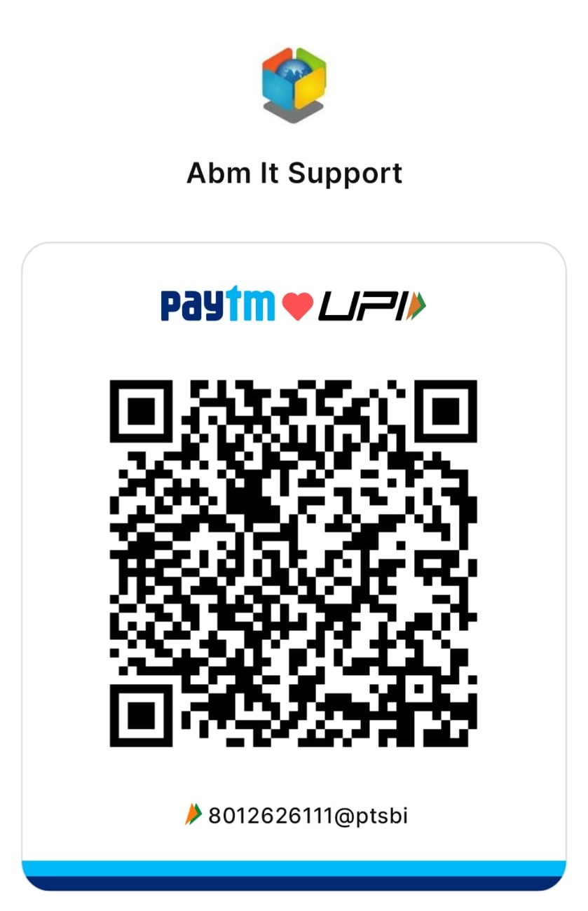 GPay QR Code for ABM IT Support